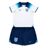 Engeland Thuis tenue Kids WK 2022 Korte Mouwen (+ broek)