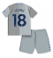 Everton Ashley Young #18 Derde tenue Kids 2023-24 Korte Mouwen (+ broek)