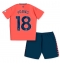 Everton Ashley Young #18 Uit tenue Kids 2023-24 Korte Mouwen (+ broek)