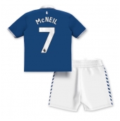 Everton Dwight McNeil #7 Thuis tenue Kids 2023-24 Korte Mouwen (+ broek)