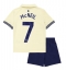 Everton Dwight McNeil #7 Uit tenue Kids 2025-26 Korte Mouwen (+ broek)