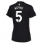 Everton Michael Keane #5 Derde tenue Dames 2025-26 Korte Mouwen