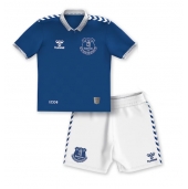 Everton Thuis tenue Kids 2023-24 Korte Mouwen (+ broek)