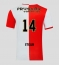 Feyenoord Sem Steijn #14 Thuis tenue 2025-26 Korte Mouwen