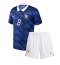 Frankrijk Aurelien Tchouameni #8 Thuis tenue Kids WK 2026 Korte Mouwen (+ broek)