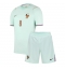 Frankrijk Aurelien Tchouameni #8 Uit tenue Kids WK 2026 Korte Mouwen (+ broek)