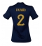 Frankrijk Benjamin Pavard #2 Thuis tenue Dames WK 2022 Korte Mouwen