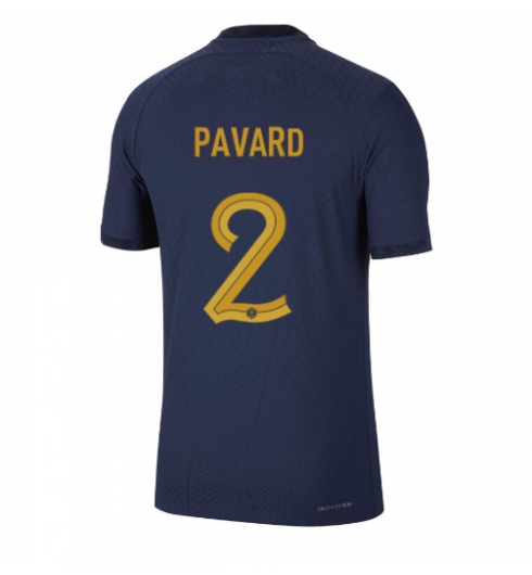 Frankrijk Benjamin Pavard #2 Thuis tenue WK 2022 Korte Mouwen