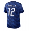 Frankrijk Bradley Barcola #12 Thuis tenue WK 2026 Korte Mouwen