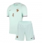 Frankrijk Dayot Upamecano #4 Uit tenue Kids WK 2026 Korte Mouwen (+ broek)
