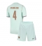 Frankrijk Dayot Upamecano #4 Uit tenue Kids WK 2026 Korte Mouwen (+ broek)