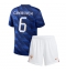 Frankrijk Eduardo Camavinga #6 Thuis tenue Kids WK 2026 Korte Mouwen (+ broek)