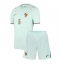 Frankrijk Eduardo Camavinga #6 Uit tenue Kids WK 2026 Korte Mouwen (+ broek)