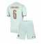 Frankrijk Eduardo Camavinga #6 Uit tenue Kids WK 2026 Korte Mouwen (+ broek)