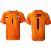 Frankrijk Hugo Lloris #1 Keeper Thuis tenue WK 2022 Korte Mouwen