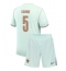 Frankrijk Jules Kounde #5 Uit tenue Kids WK 2026 Korte Mouwen (+ broek)