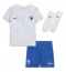 Frankrijk Karim Benzema #19 Uit tenue Kids WK 2022 Korte Mouwen (+ broek)