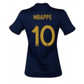 Frankrijk Kylian Mbappe #10 Thuis tenue Dames WK 2022 Korte Mouwen