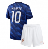 Frankrijk Kylian Mbappe #10 Thuis tenue Kids WK 2026 Korte Mouwen (+ broek)