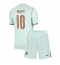 Frankrijk Kylian Mbappe #10 Uit tenue Kids WK 2026 Korte Mouwen (+ broek)