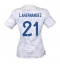 Frankrijk Lucas Hernandez #21 Uit tenue Dames WK 2022 Korte Mouwen