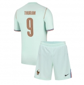 Frankrijk Marcus Thuram #9 Uit tenue Kids WK 2026 Korte Mouwen (+ broek)