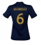 Frankrijk Matteo Guendouzi #6 Thuis tenue Dames WK 2022 Korte Mouwen