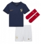 Frankrijk Matteo Guendouzi #6 Thuis tenue Kids WK 2022 Korte Mouwen (+ broek)