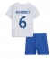 Frankrijk Matteo Guendouzi #6 Uit tenue Kids WK 2022 Korte Mouwen (+ broek)