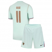 Frankrijk Michael Olise #11 Uit tenue Kids WK 2026 Korte Mouwen (+ broek)