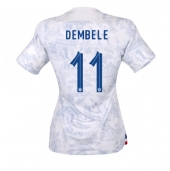 Frankrijk Ousmane Dembele #11 Uit tenue Dames WK 2022 Korte Mouwen