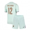 Frankrijk Randal Kolo Muani #12 Uit tenue Kids WK 2026 Korte Mouwen (+ broek)