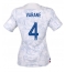 Frankrijk Raphael Varane #4 Uit tenue Dames WK 2022 Korte Mouwen