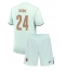 Frankrijk Rayan Cherki #24 Uit tenue Kids WK 2026 Korte Mouwen (+ broek)