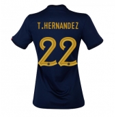 Frankrijk Theo Hernandez #22 Thuis tenue Dames WK 2022 Korte Mouwen
