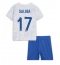 Frankrijk William Saliba #17 Uit tenue Kids WK 2022 Korte Mouwen (+ broek)