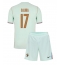 Frankrijk William Saliba #17 Uit tenue Kids WK 2026 Korte Mouwen (+ broek)