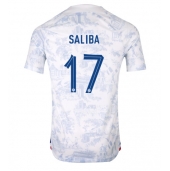 Frankrijk William Saliba #17 Uit tenue WK 2022 Korte Mouwen