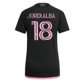 Inter Miami Jordi Alba #18 Uit tenue Dames 2023-24 Korte Mouwen