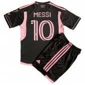 Inter Miami Lionel Messi #10 Uit tenue Kids 2023-24 Korte Mouwen (+ broek)