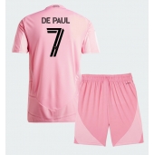 Inter Miami Rodrigo De Paul #7 Thuis tenue Kids 2026-27 Korte Mouwen (+ broek)