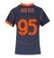 Inter Milan Alessandro Bastoni #95 Derde tenue Dames 2025-26 Korte Mouwen