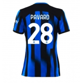 Inter Milan Benjamin Pavard #28 Thuis tenue Dames 2023-24 Korte Mouwen