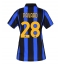 Inter Milan Benjamin Pavard #28 Thuis tenue Dames 2026-27 Korte Mouwen