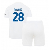 Inter Milan Benjamin Pavard #28 Uit tenue Kids 2023-24 Korte Mouwen (+ broek)