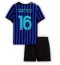 Inter Milan Davide Frattesi #16 Thuis tenue Kids 2025-26 Korte Mouwen (+ broek)