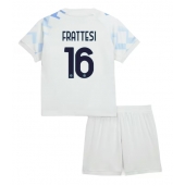 Inter Milan Davide Frattesi #16 Uit tenue Kids 2025-26 Korte Mouwen (+ broek)