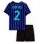 Inter Milan Denzel Dumfries #2 Thuis tenue Kids 2025-26 Korte Mouwen (+ broek)