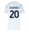 Inter Milan Hakan Calhanoglu #20 Uit tenue Dames 2025-26 Korte Mouwen