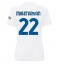 Inter Milan Henrikh Mkhitaryan #22 Uit tenue Dames 2023-24 Korte Mouwen